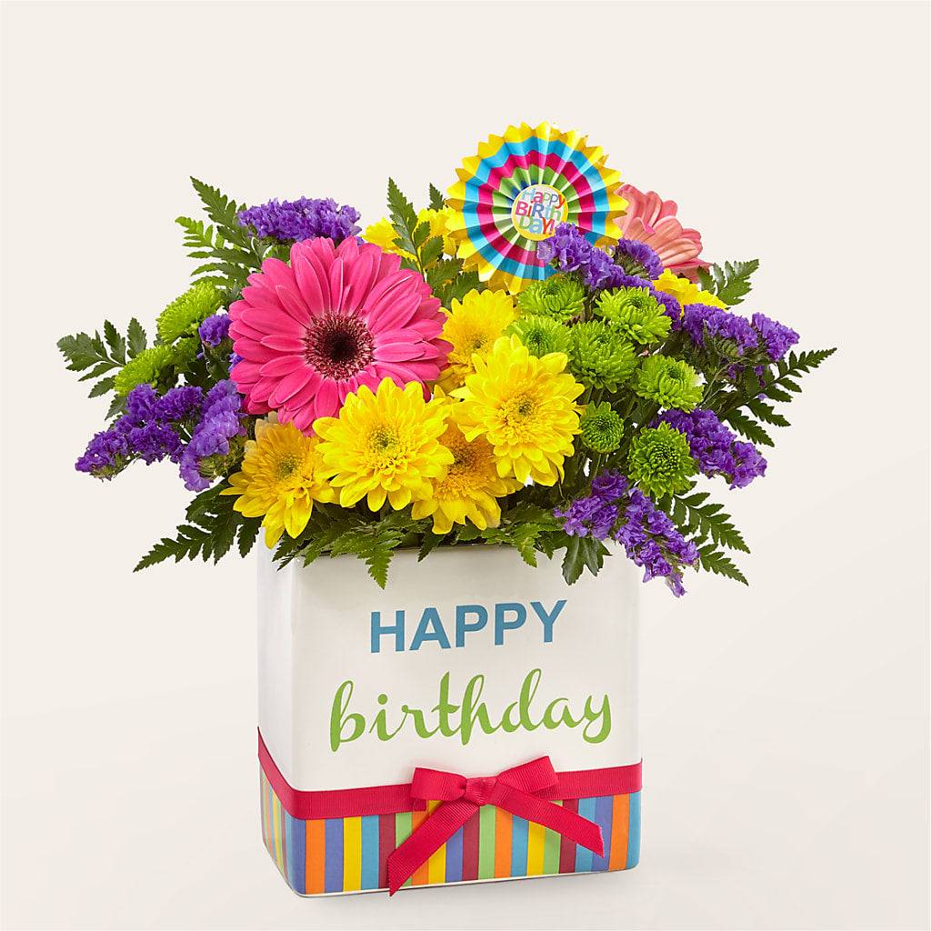 Birthday Brights Bouquet – Your Beautiful Flowers, Scranton PA