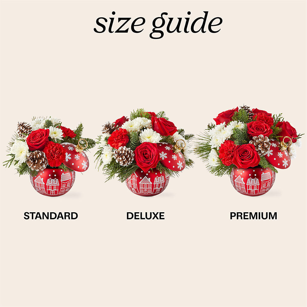 Christmas Village Ornament – Your Beautiful Flowers, Scranton PA