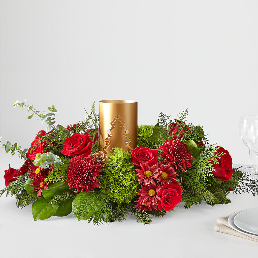 Toast the Season Centerpiece – Your Beautiful Flowers, Scranton PA