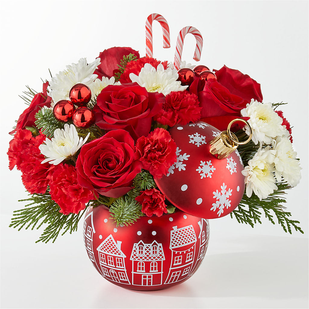 Cheer in the Air Ornament – Your Beautiful Flowers, Scranton PA