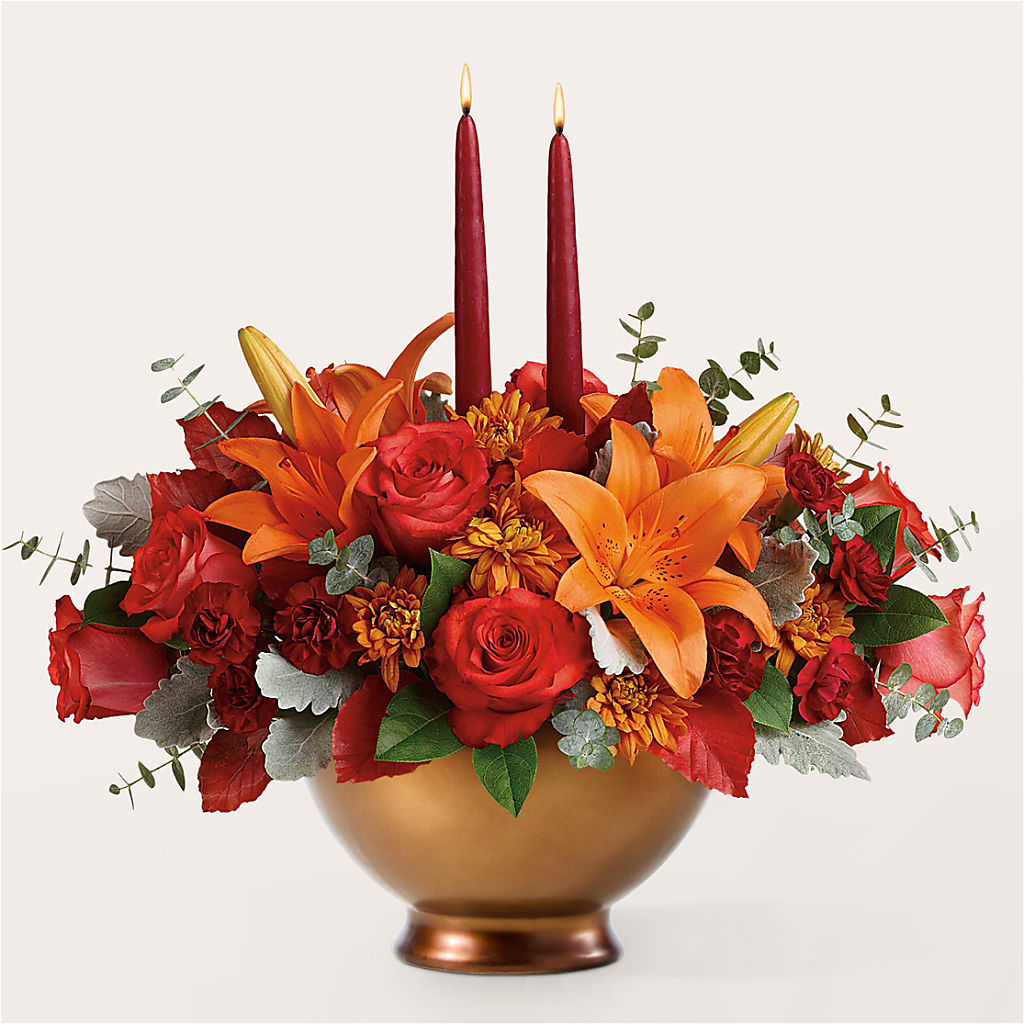 Fruits of Fall Centerpiece – Your Beautiful Flowers, Scranton PA