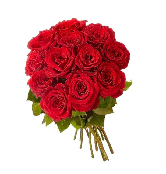 Hand Tied Roses - One Dozen – Your Beautiful Flowers, Scranton PA