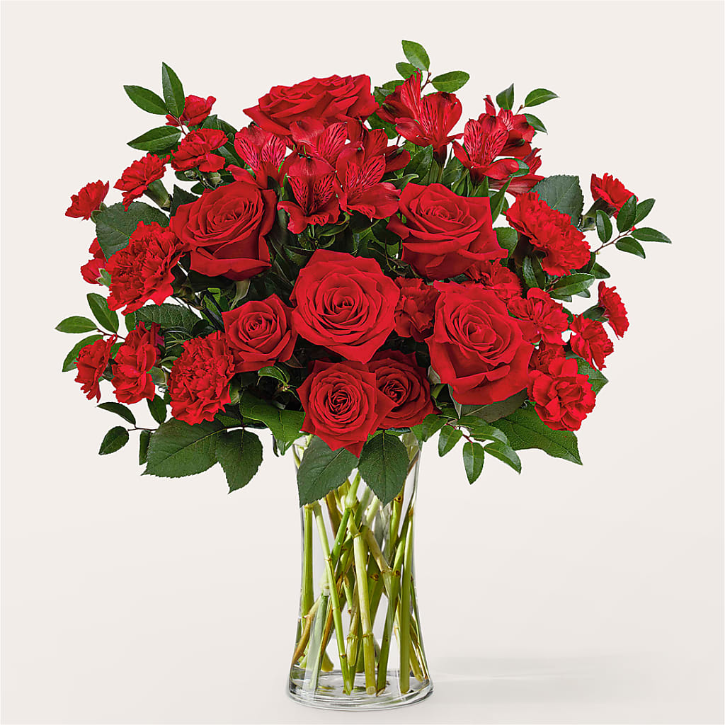 Brilliant Ruby Bouquet – Your Beautiful Flowers, Scranton PA