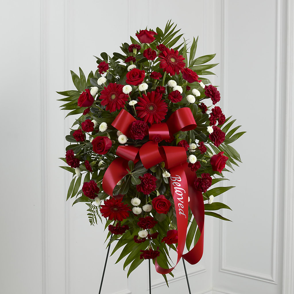 Treasured Memories Standing Spray – Your Beautiful Flowers, Scranton PA