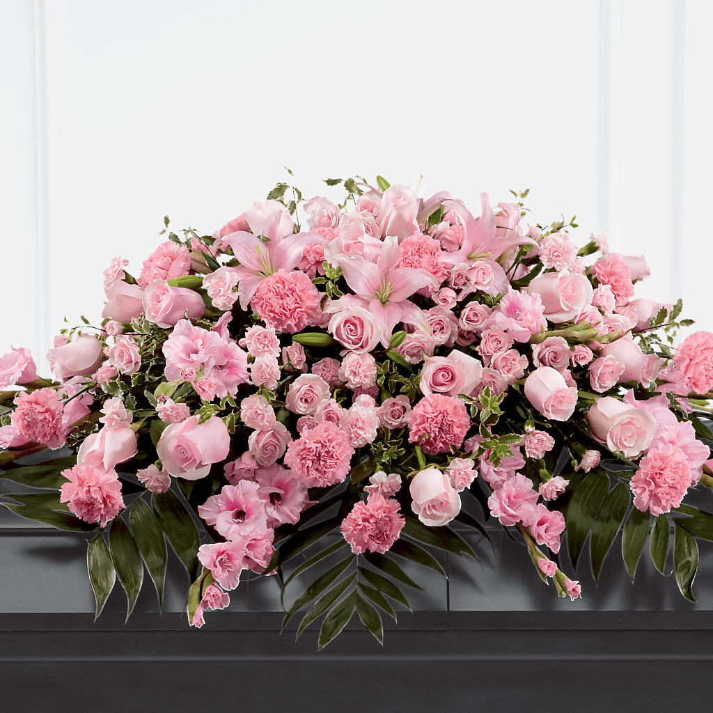 Garden of Comfort Casket Spray (Standard) – Your Beautiful Flowers, Scranton PA