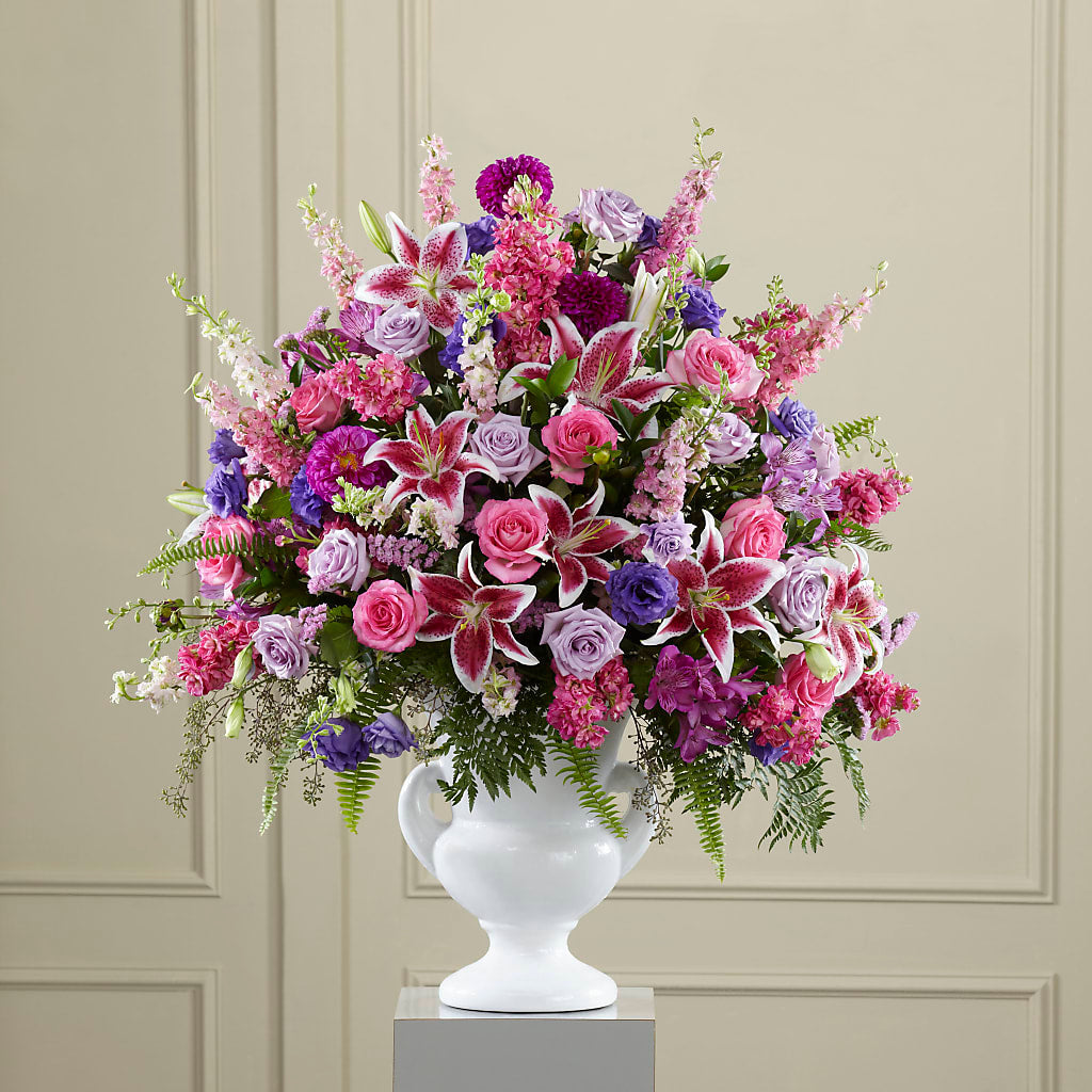 Peaceful Tribute Arrangement – Your Beautiful Flowers, Scranton PA