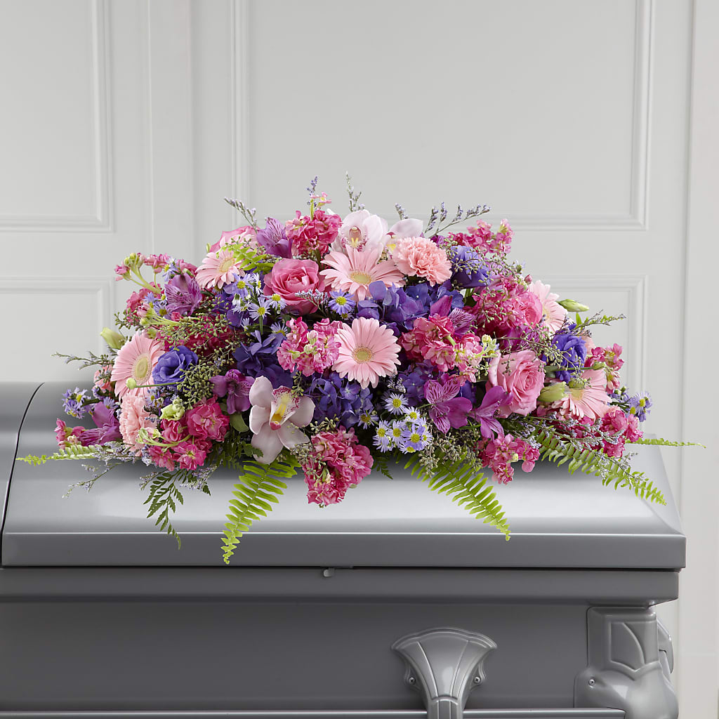 Glorious Garden Casket Spray – Your Beautiful Flowers, Scranton PA