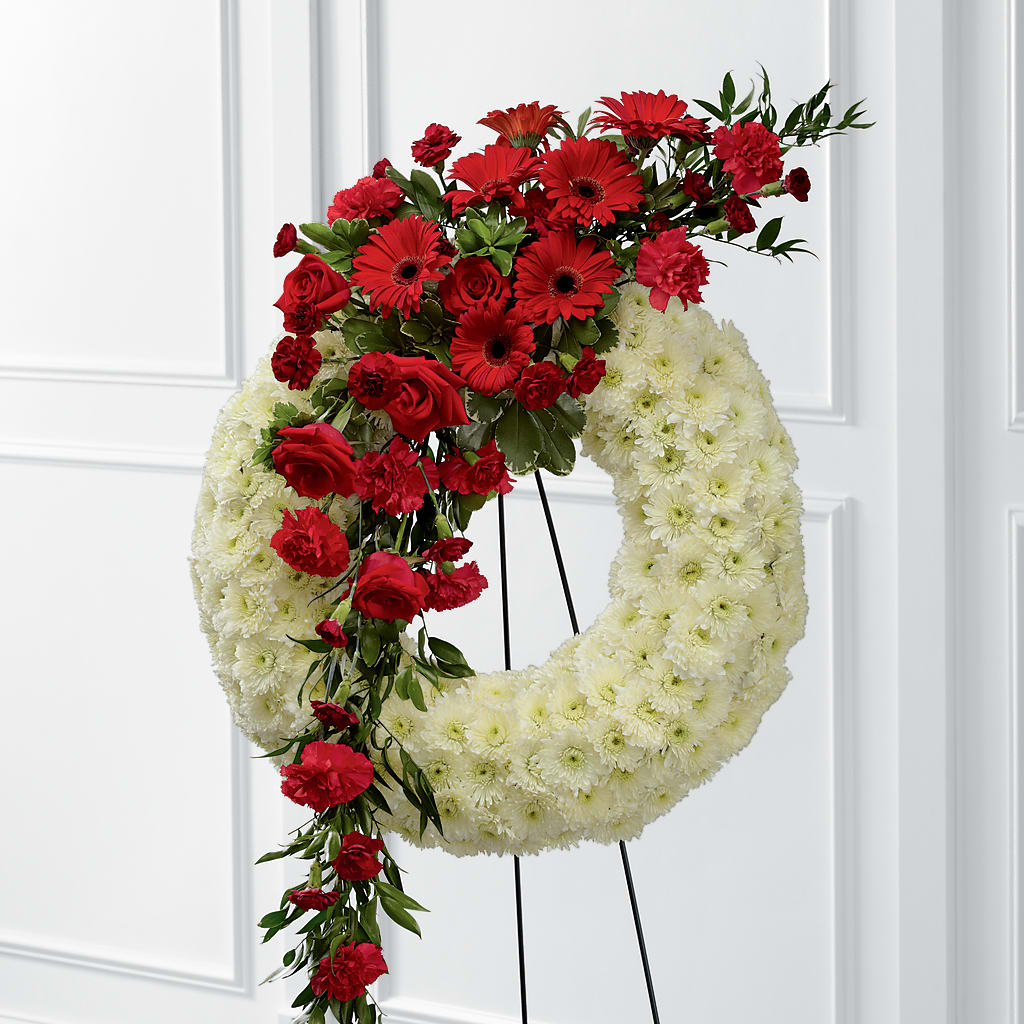 Graceful Tribute Wreath – Your Beautiful Flowers, Scranton PA