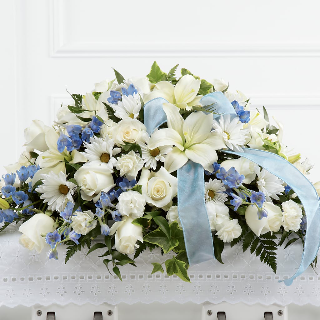 Tender Treasure Casket Spray – Your Beautiful Flowers, Scranton PA