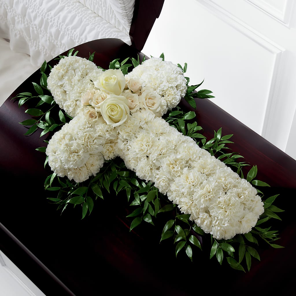 Peaceful Memories Casket Spray (Standard) – Your Beautiful Flowers, Scranton PA