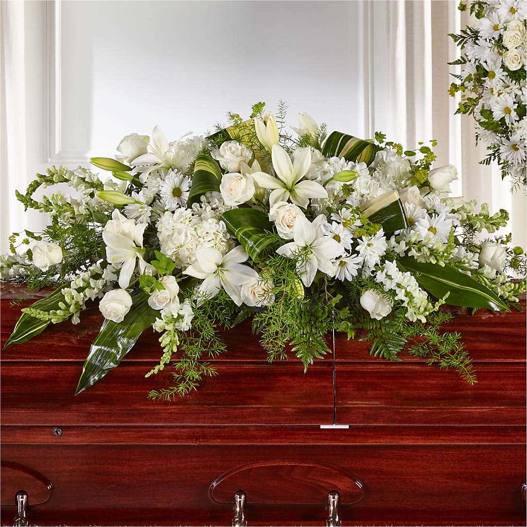 Abundance Casket Spray – Your Beautiful Flowers, Scranton PA