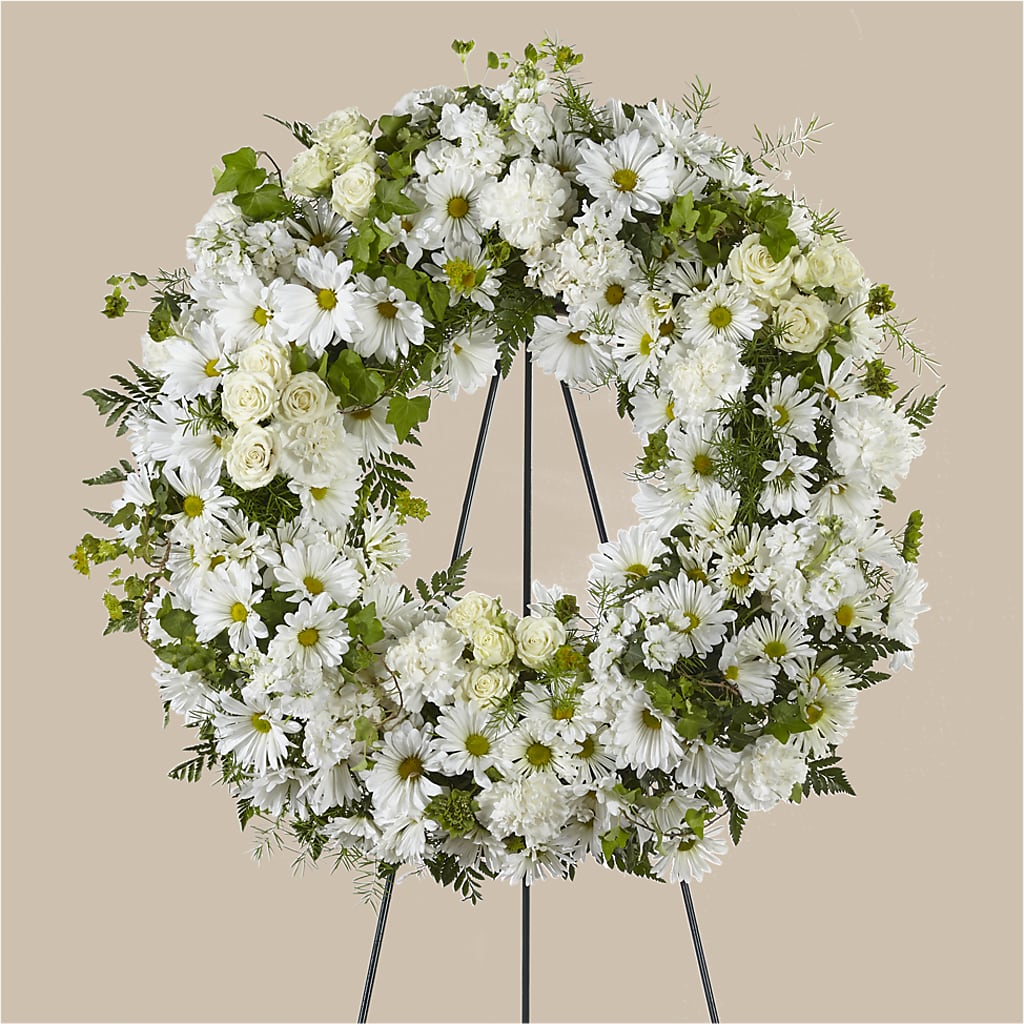 Faithful Wishes Wreath – Your Beautiful Flowers, Scranton PA