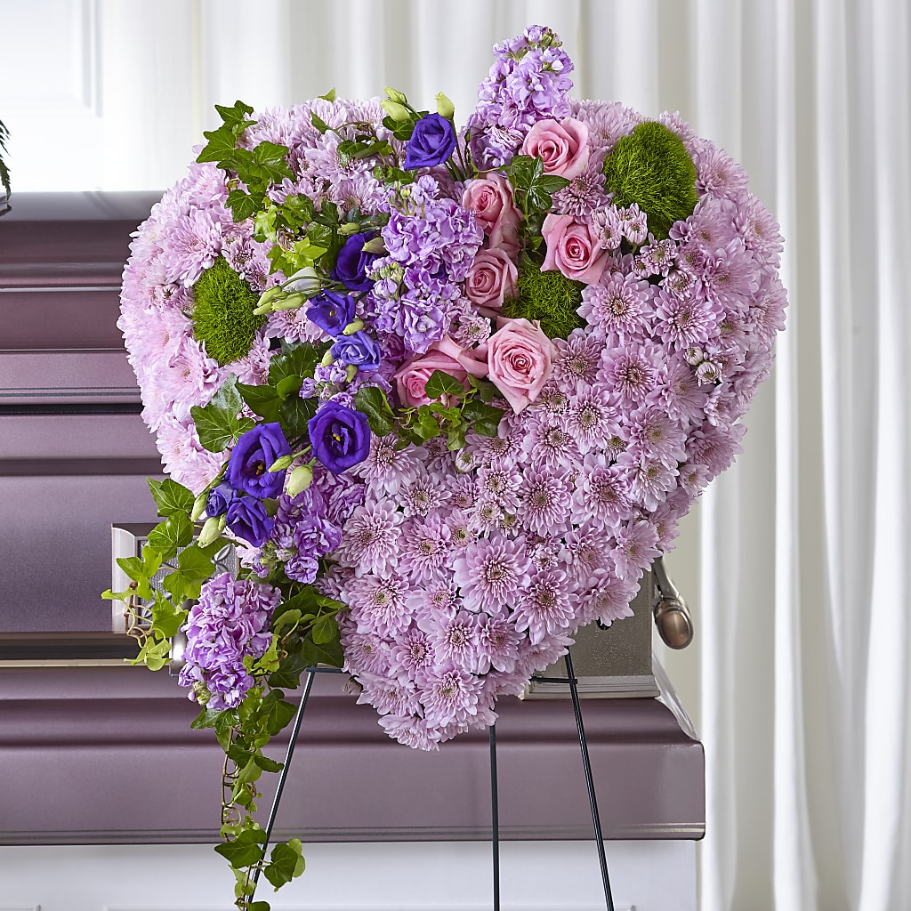 Treasured Love Standing Heart – Your Beautiful Flowers, Scranton PA