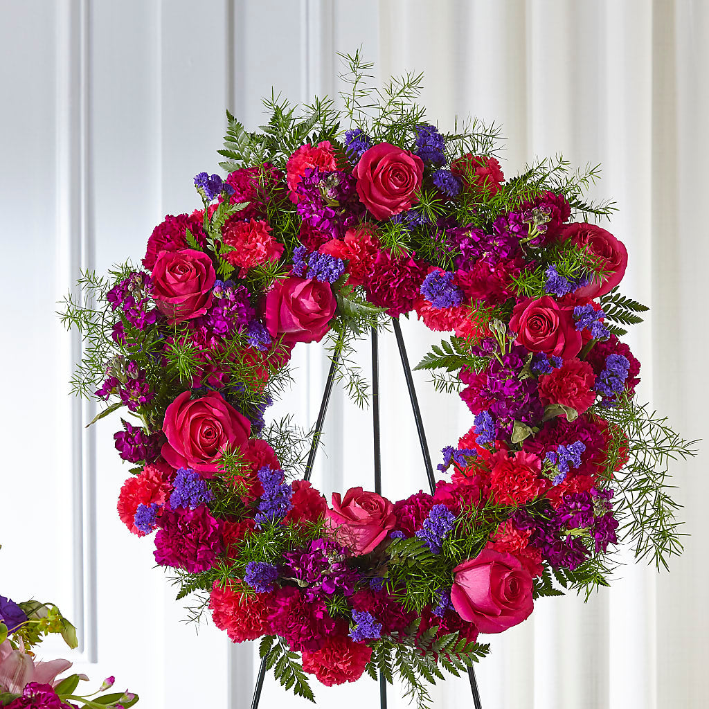 Calming Colors Wreath – Your Beautiful Flowers, Scranton PA