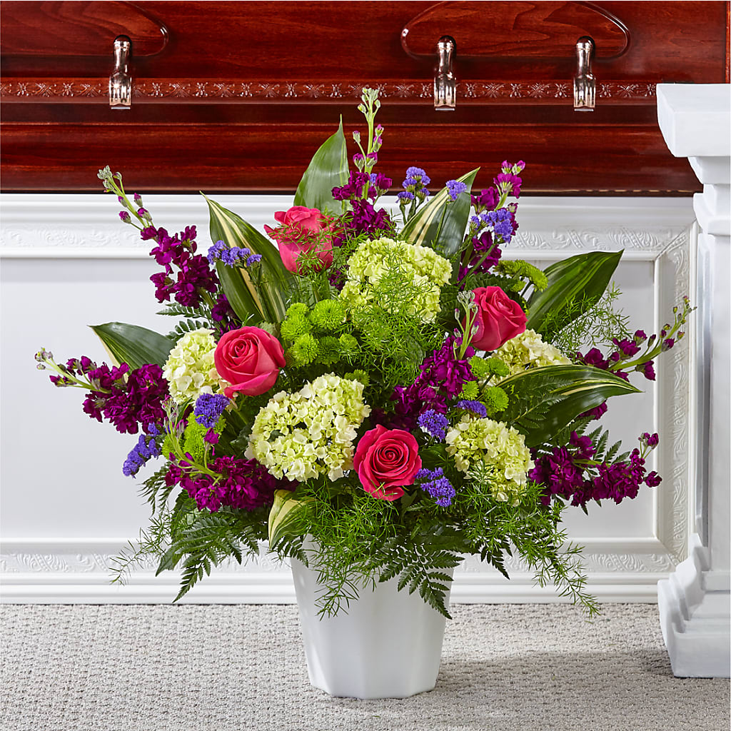Beautiful Horizons Floor Basket – Your Beautiful Flowers, Scranton PA
