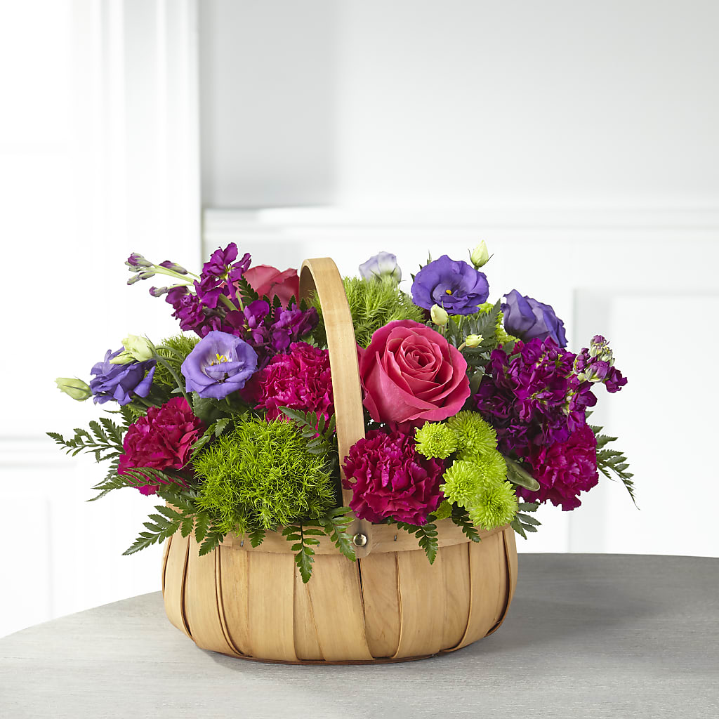 Serene Sanctuary Basket – Your Beautiful Flowers, Scranton PA