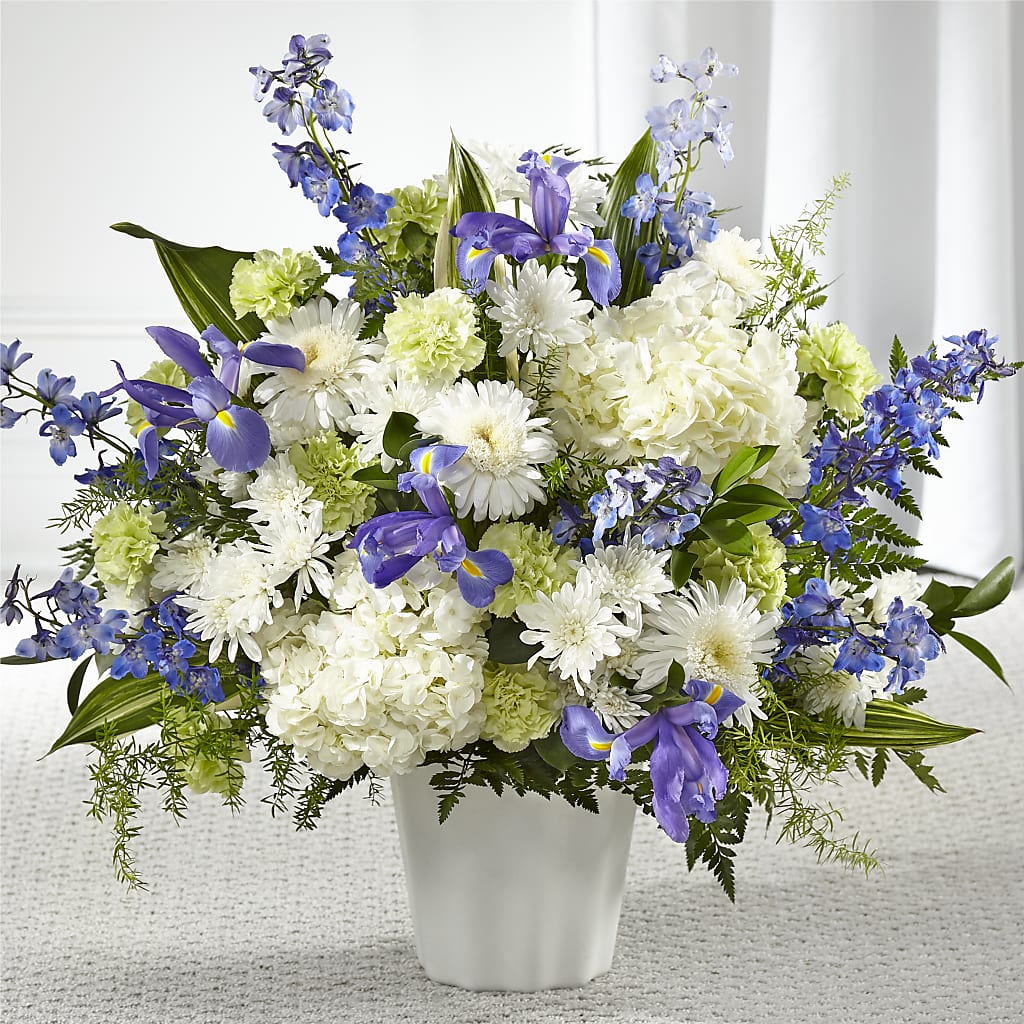 Soft Serenity Floor Basket – Your Beautiful Flowers, Scranton PA