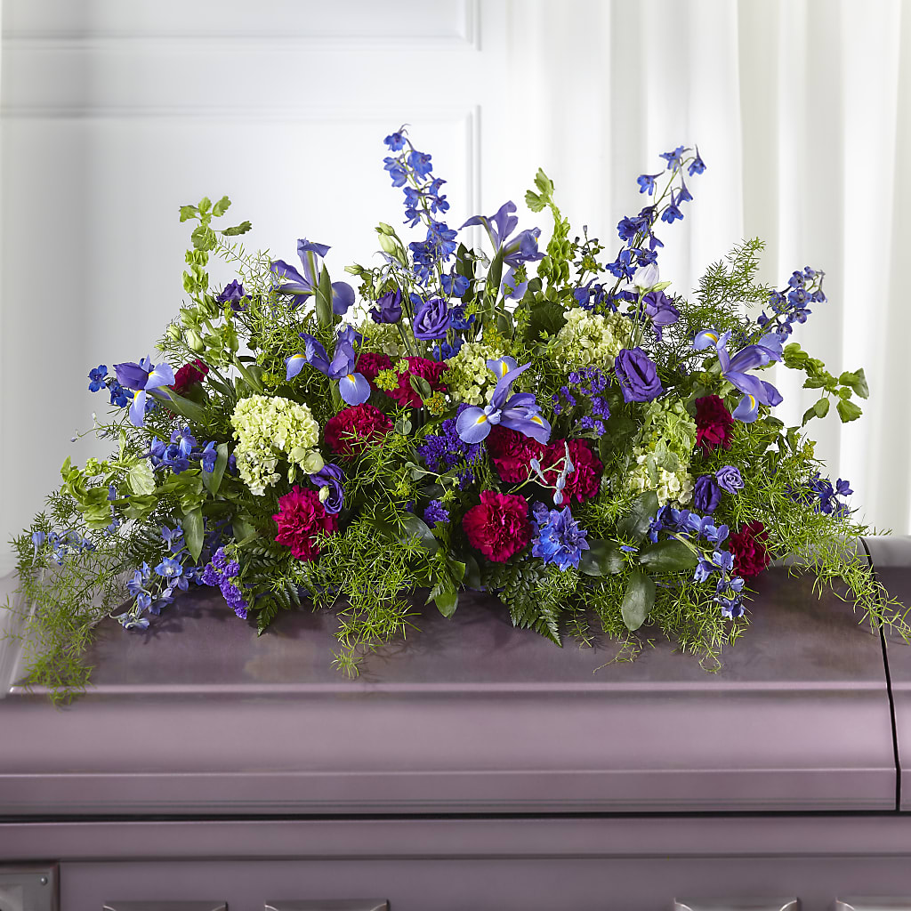 Always Treasured Casket Spray – Your Beautiful Flowers, Scranton PA