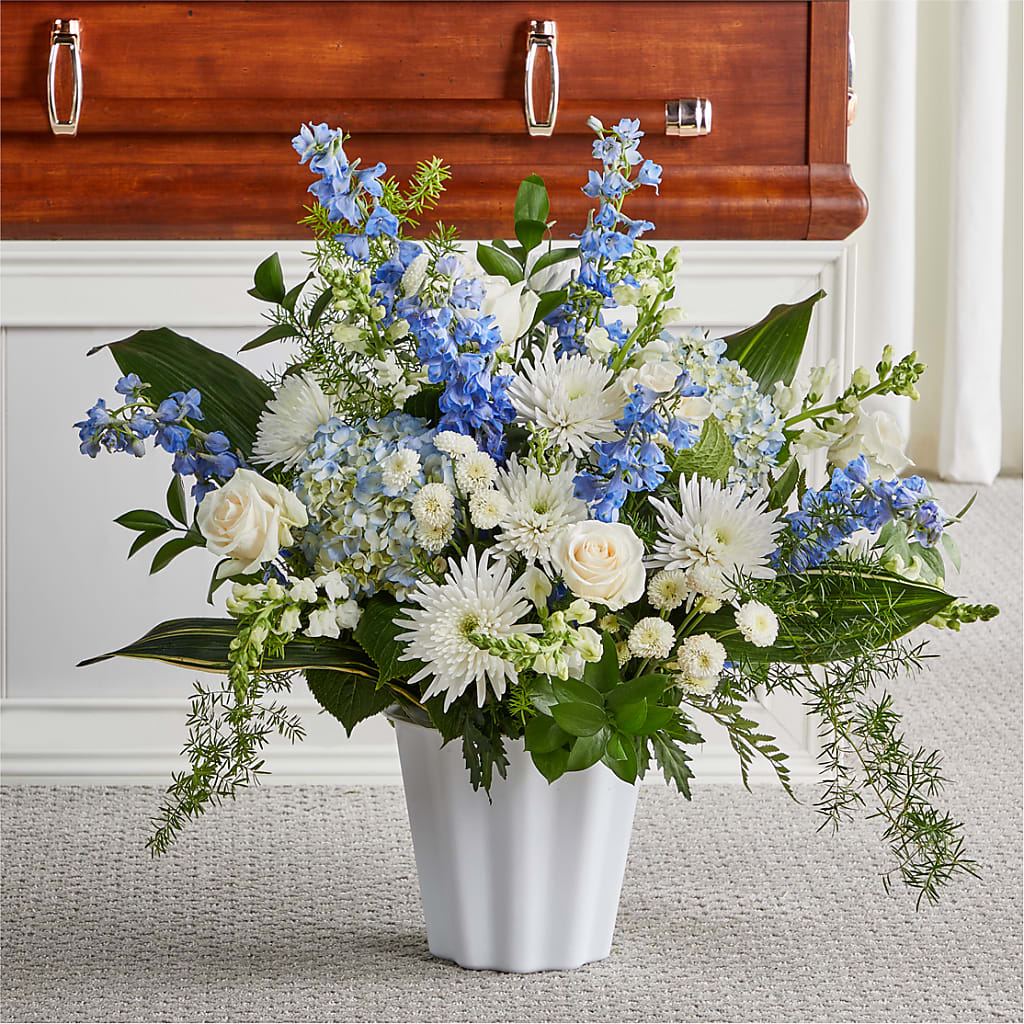 Everlasting Memories Floor Basket – Your Beautiful Flowers, Scranton PA