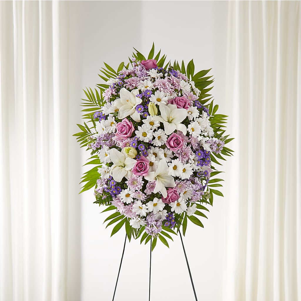 Surrounded by Love Standing Spray – Your Beautiful Flowers, Scranton PA