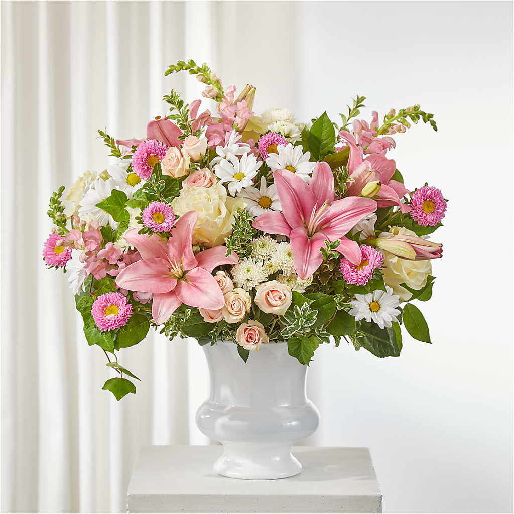 Empathetic Blooms Urn Arrangement – Your Beautiful Flowers, Scranton PA