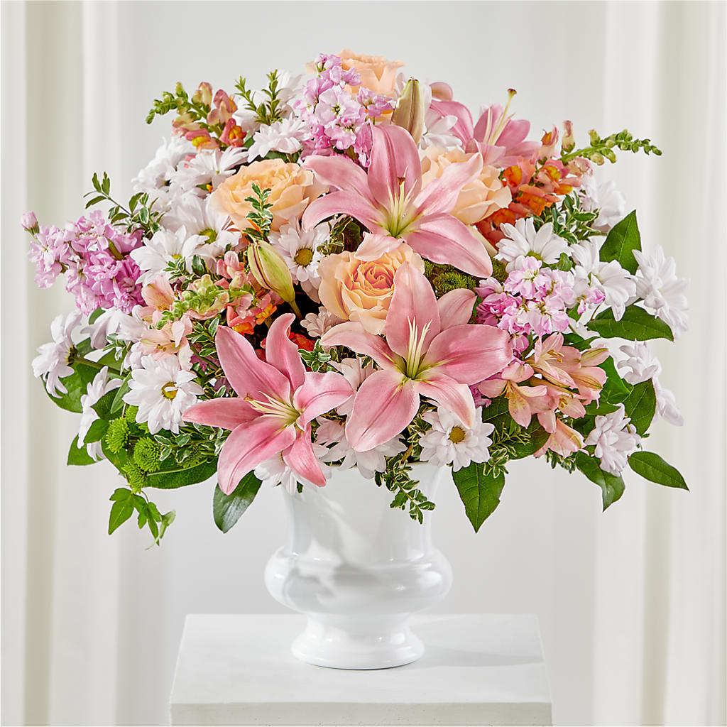 Heartfelt Gesture Urn Arrangement – Your Beautiful Flowers, Scranton PA