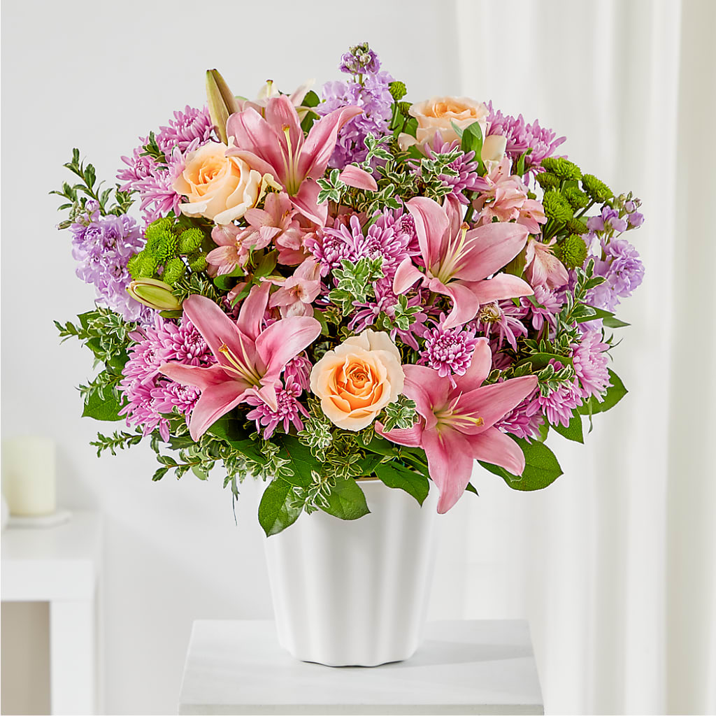 Supportive Embrace Tabletop Basket – Your Beautiful Flowers, Scranton PA
