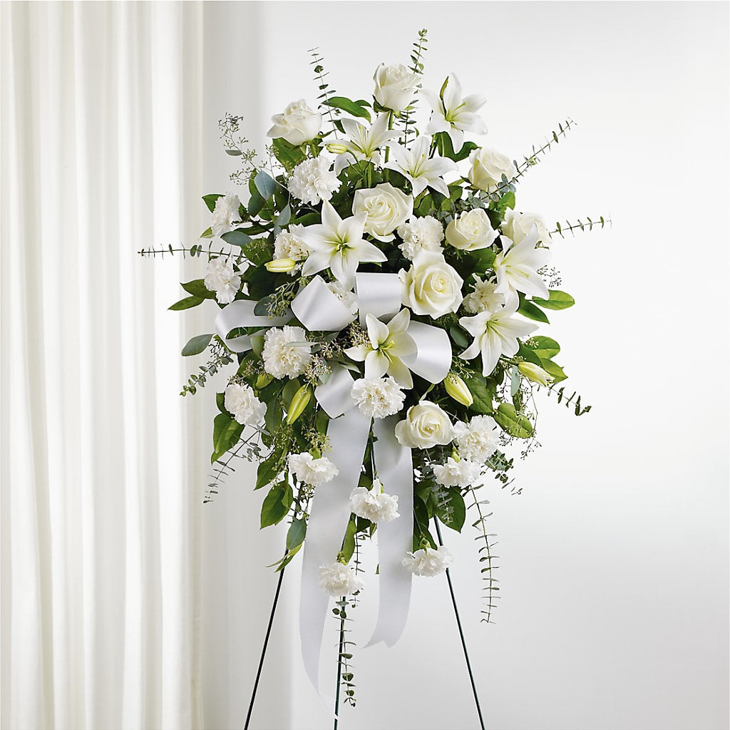 With Care Standing Spray – Your Beautiful Flowers, Scranton PA