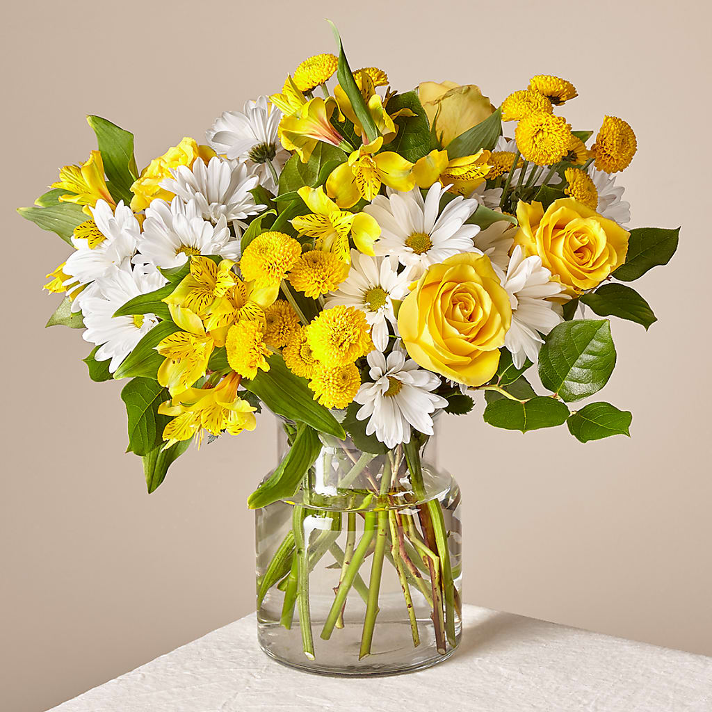 Sunny Sentiments Bouquet – Your Beautiful Flowers, Scranton PA