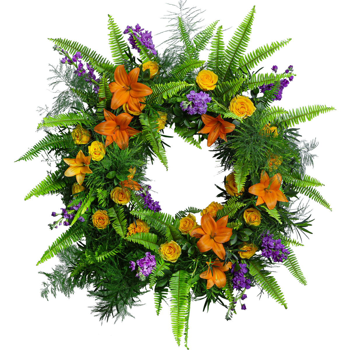 Birds of Solace Sympathy Wreath - Premium – Your Beautiful Flowers, Scranton PA