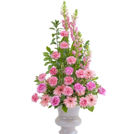 Peaceful Pink Large Urn – Your Beautiful Flowers, Scranton PA