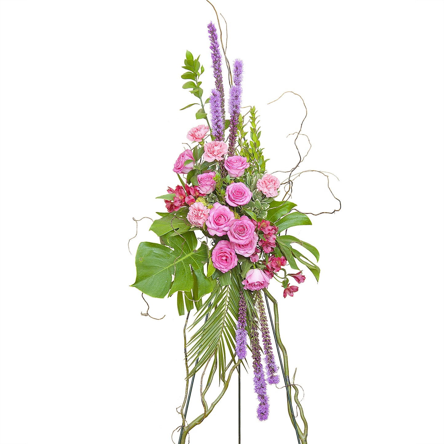 Peaceful Pink Standing Spray – Your Beautiful Flowers, Scranton PA