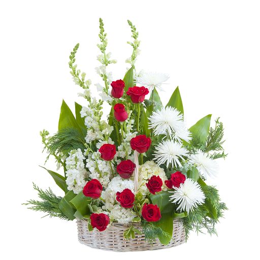 Enduring Strength Basket with Cedar – Your Beautiful Flowers, Scranton PA