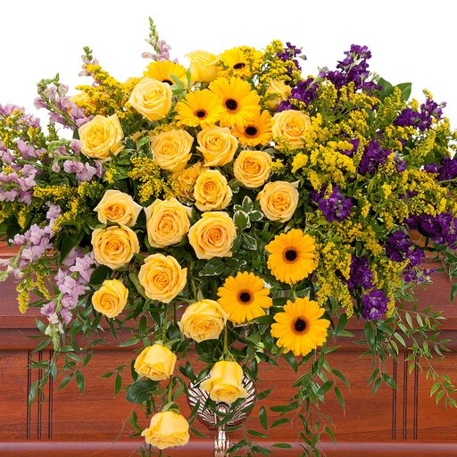 Vivid Memories Casket Spray – Your Beautiful Flowers, Scranton PA