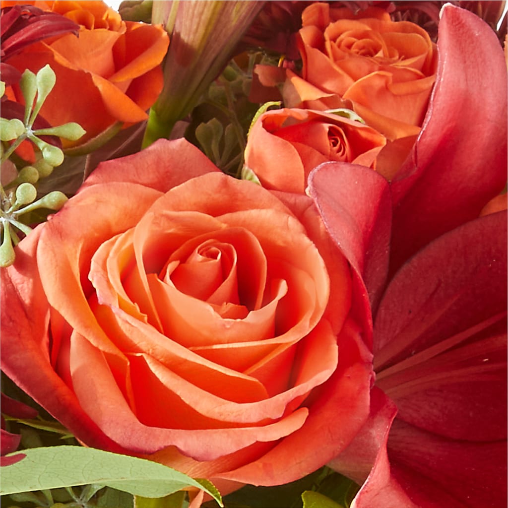 Crimson Leaves Bouquet – Your Beautiful Flowers, Scranton PA