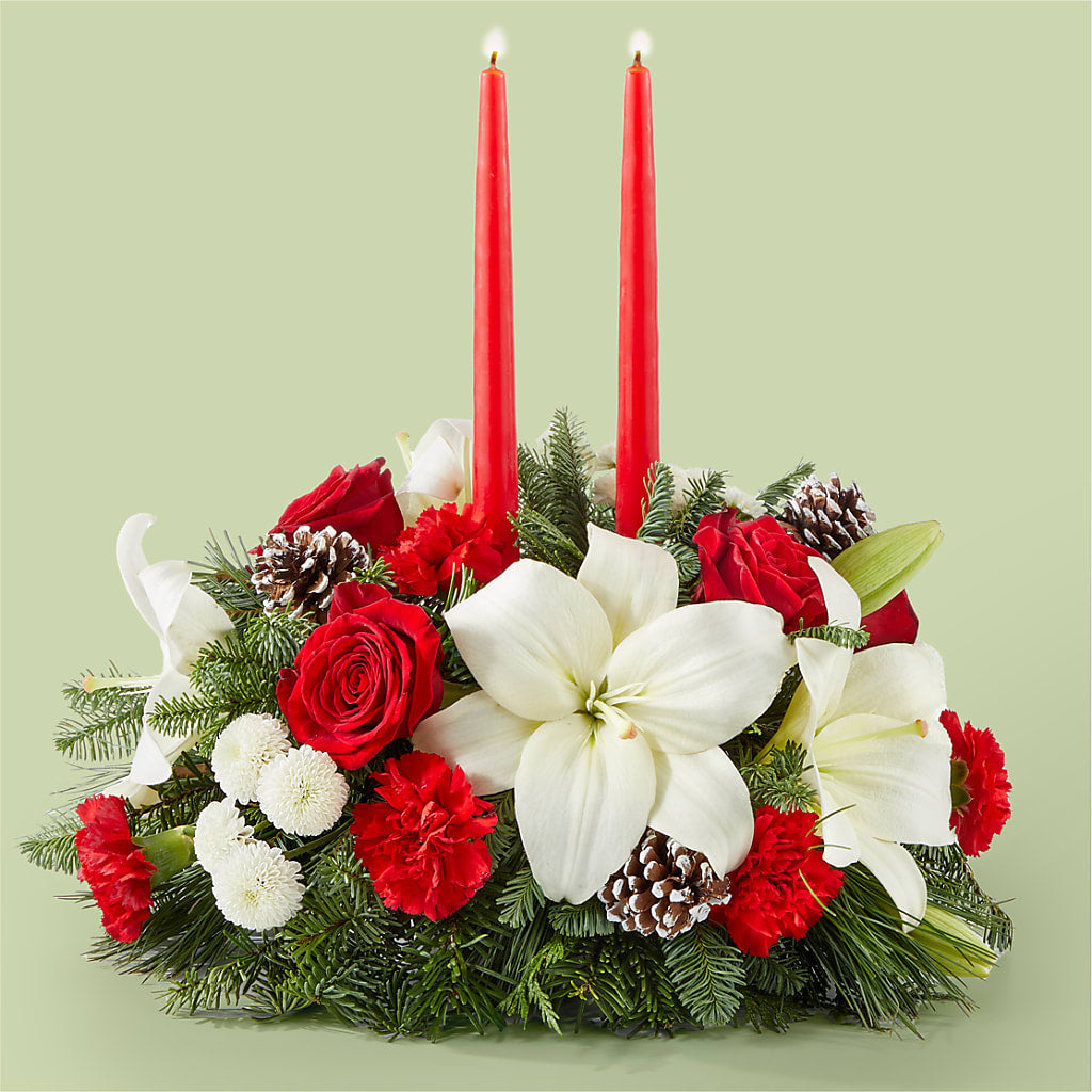 Seasonal Festivities Centerpiece – Your Beautiful Flowers, Scranton PA