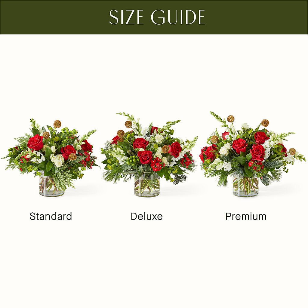 Deck the Halls Bouquet – Your Beautiful Flowers, Scranton PA