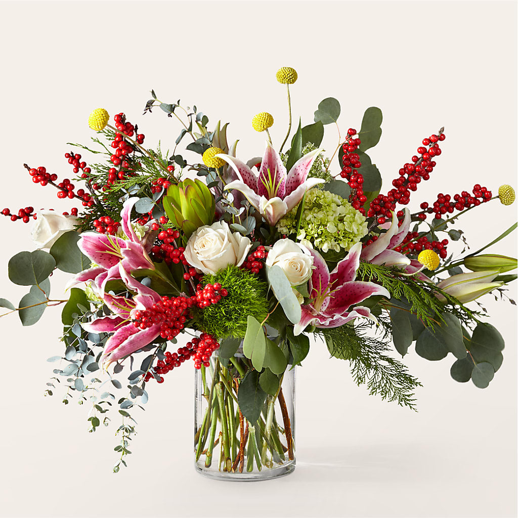 Berry & Bright Bouquet – Your Beautiful Flowers, Scranton PA