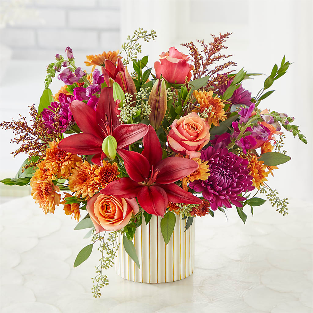 Burgundy Landscape Bouquet –  Your Beautiful Flowers, Scranton PA