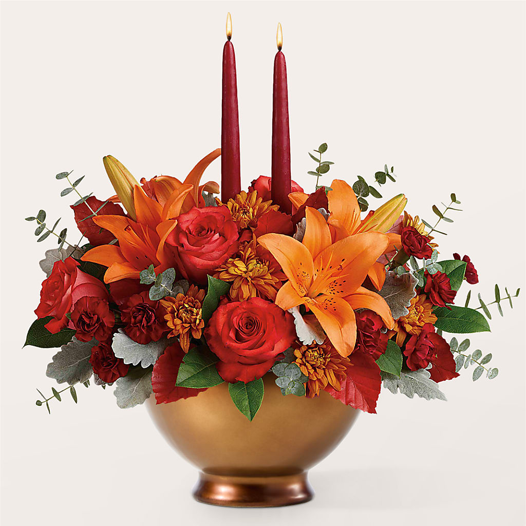 Fruits of Fall Centerpiece –  Your Beautiful Flowers, Scranton PA