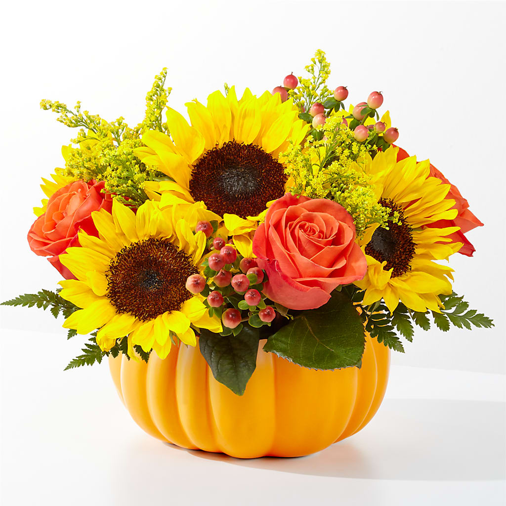 Pick of the Patch Pumpkin Bouquet –  Your Beautiful Flowers, Scranton PA