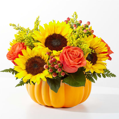 Pick of the Patch Pumpkin Bouquet –  Your Beautiful Flowers, Scranton PA