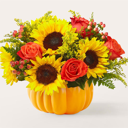 Pick of the Patch Pumpkin Bouquet –  Your Beautiful Flowers, Scranton PA