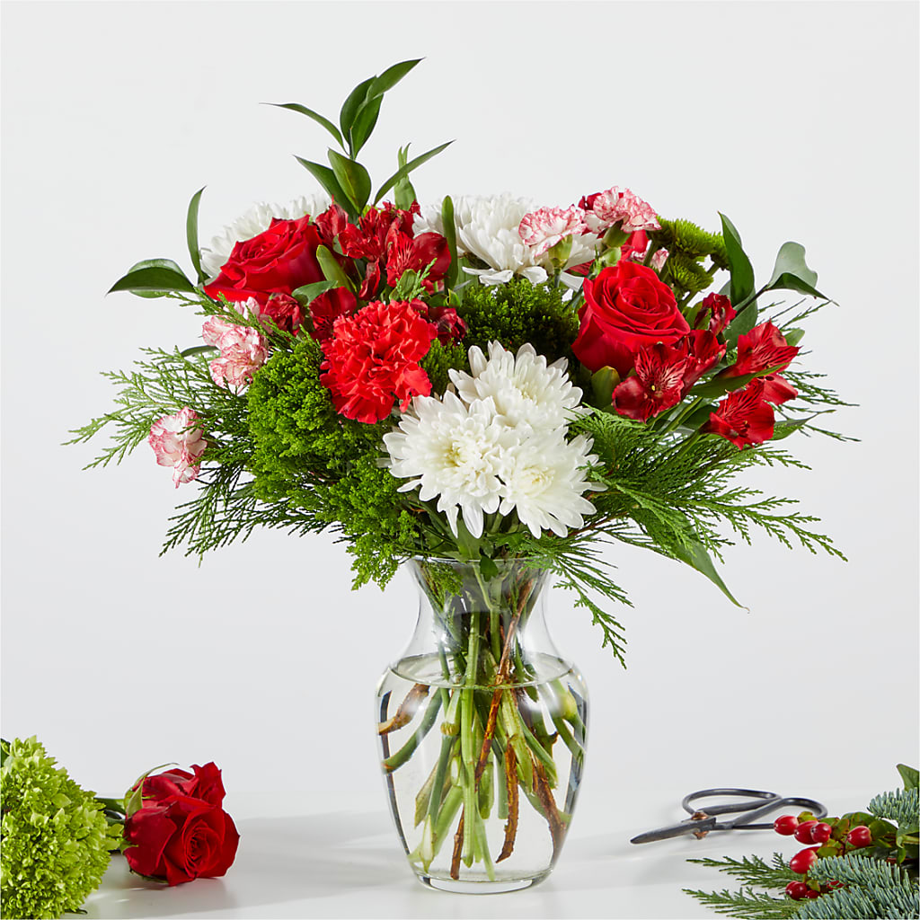 Merry Moment Bouquet – A Florist Original –  Your Beautiful Flowers, Scranton PA