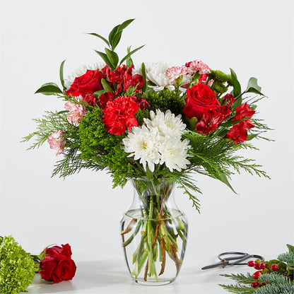 Merry Moment Bouquet – A Florist Original –  Your Beautiful Flowers, Scranton PA