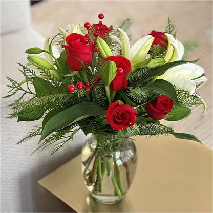 Sparkling Snowflakes Bouquet –  Your Beautiful Flowers, Scranton PA