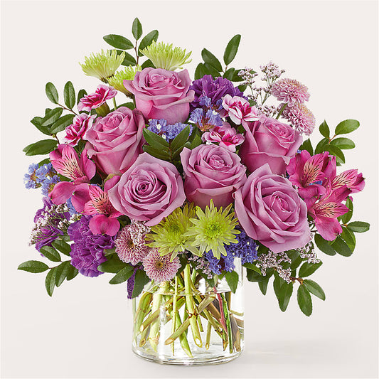 Glass Half Full Bouquet –  Your Beautiful Flowers, Scranton PA