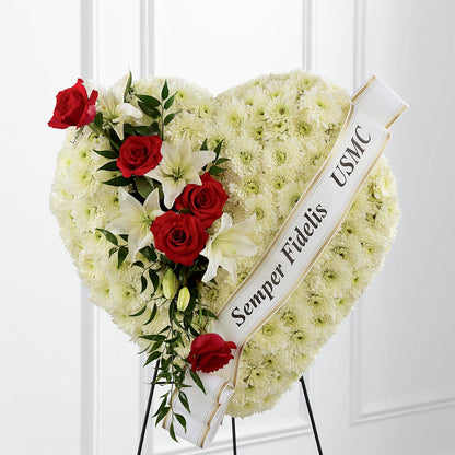 Heartfelt Hero Standing Heart –  Your Beautiful Flowers, Scranton PA