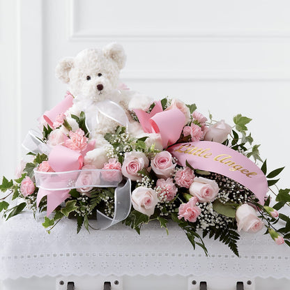 Touch of Sympathy Casket Spray –  Your Beautiful Flowers, Scranton PA