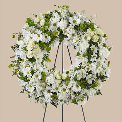 Faithful Wishes Wreath –  Your Beautiful Flowers, Scranton PA